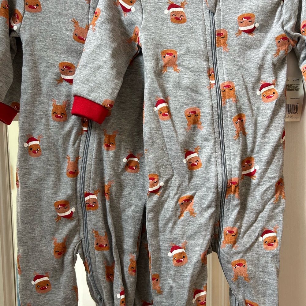 George Gray Kids One Piece with Gingerbread Print